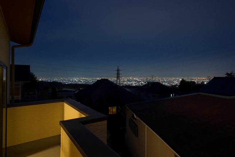 バルコニーからの夜景